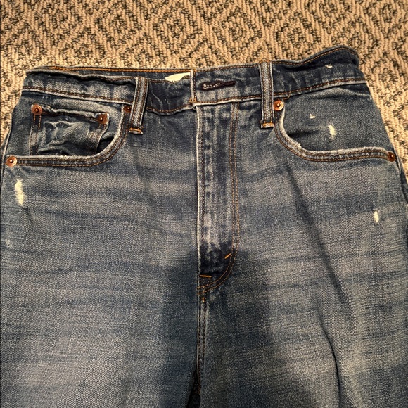 Abercrombie & Fitch Ultra High Rise Blue Jeans - Picture 3 of 6